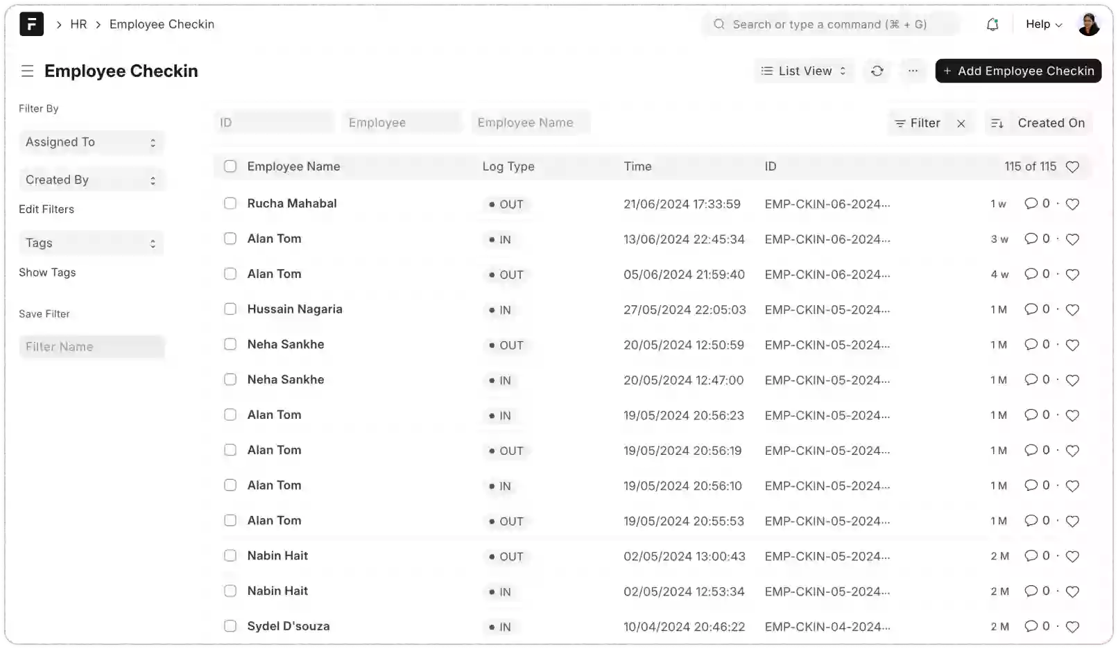 Biometric Device Integration